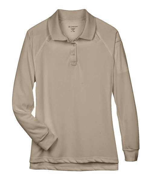 Harriton Women's Advantage Long Sleeve Tactical Polo M211LW