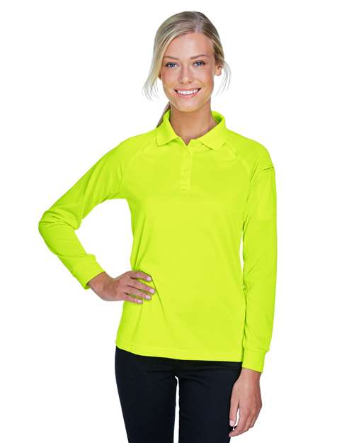 Harriton Women's Advantage Long Sleeve Tactical Polo M211LW