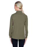 Harriton Women's Advantage Long Sleeve Tactical Polo M211LW