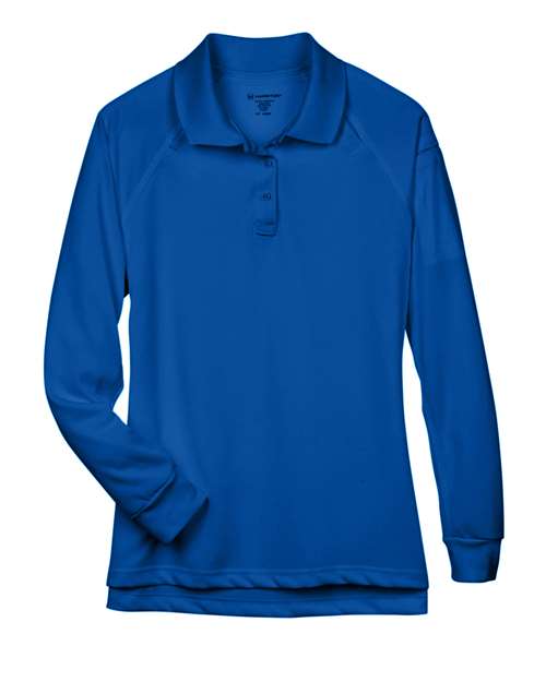Harriton Women's Advantage Long Sleeve Tactical Polo M211LW