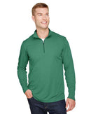 Team 365 Zone Sonic Heather Performance Quarter-Zip Pullover TT31H