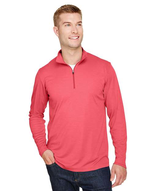 Team 365 Zone Sonic Heather Performance Quarter-Zip Pullover TT31H