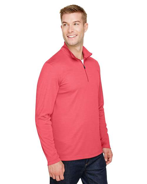 Team 365 Zone Sonic Heather Performance Quarter-Zip Pullover TT31H