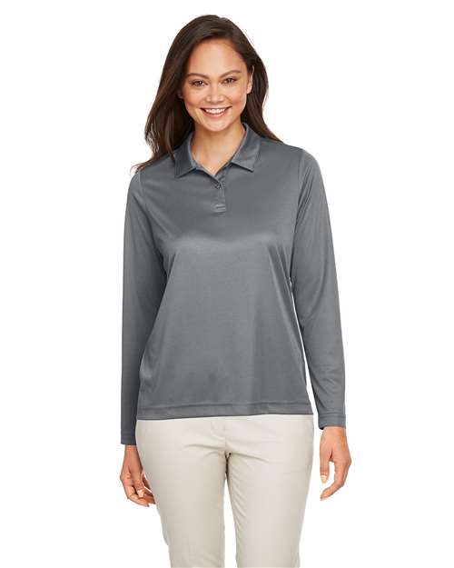 Team 365 Women's Zone Performance Long Sleeve Polo TT51LW