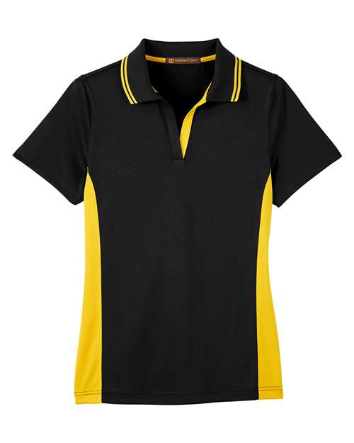 Harriton Women's Flash Snag Protection Plus IL Colorblock Polo M386W