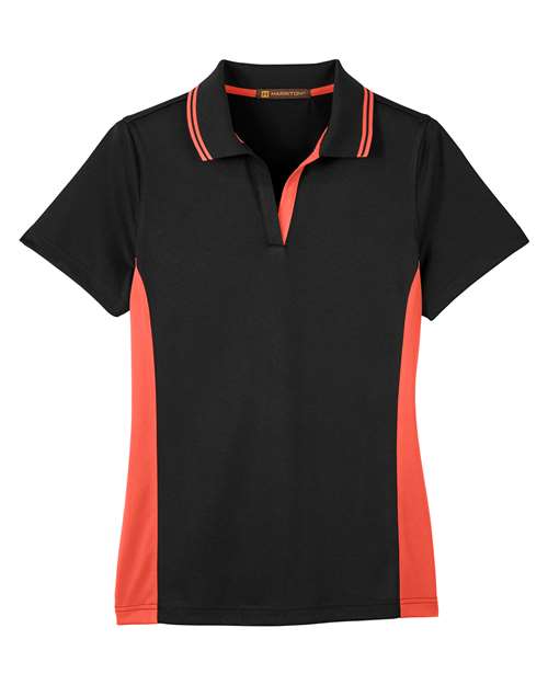 Harriton Women's Flash Snag Protection Plus IL Colorblock Polo M386W