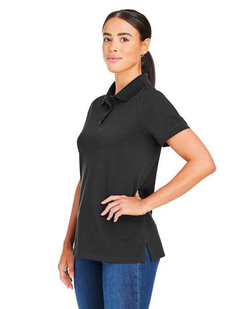 Harriton Women's Valiant Cotton Snag Protect Polo M205W