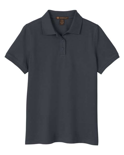 Harriton Women's Valiant Cotton Snag Protect Polo M205W