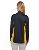 Harriton Women's Flash Snag Protection Plus IL Colorblock Quarter-Zip Pullover M786W