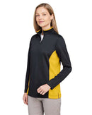 Harriton Women's Flash Snag Protection Plus IL Colorblock Quarter-Zip Pullover M786W