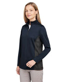 Harriton Women's Flash Snag Protection Plus IL Colorblock Quarter-Zip Pullover M786W