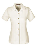 Harriton Women's Bahama Cord Camp Shirt M570W