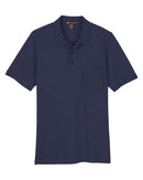 Harriton Valiant Cotton Snag Protect Pocket Polo M205P