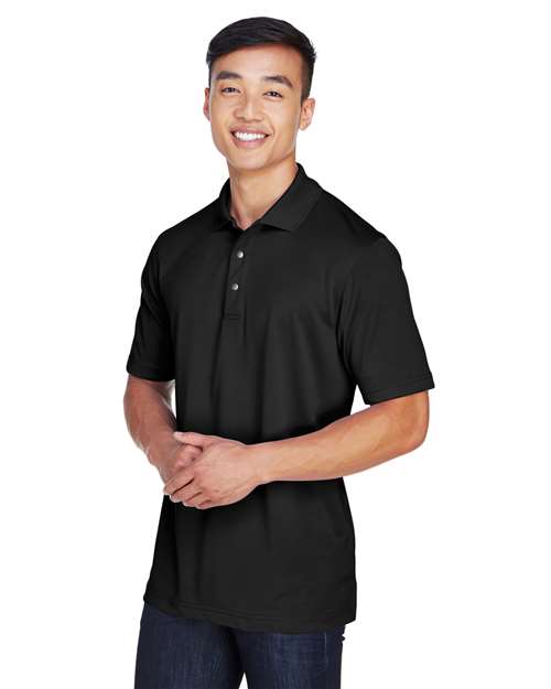 Harriton Advantage Snag Protection Plus IL Snap Placket Polo M345