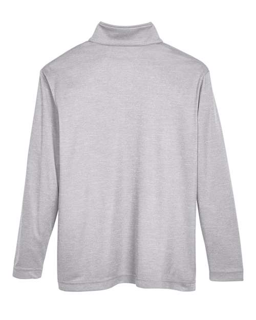 Team 365 Youth Zone Sonic Heather Performance Quarter-Zip Pullolver TT31HY