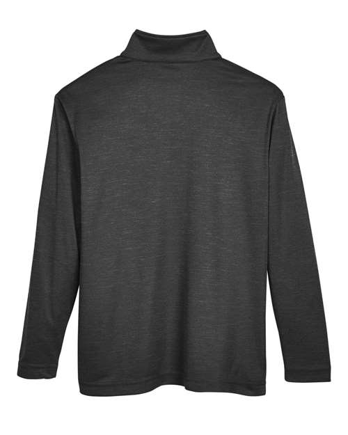 Team 365 Youth Zone Sonic Heather Performance Quarter-Zip Pullolver TT31HY