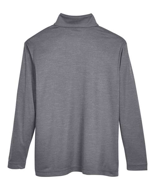 Team 365 Youth Zone Sonic Heather Performance Quarter-Zip Pullolver TT31HY