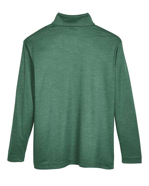 Team 365 Youth Zone Sonic Heather Performance Quarter-Zip Pullolver TT31HY