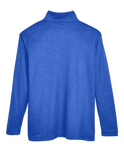 Team 365 Youth Zone Sonic Heather Performance Quarter-Zip Pullolver TT31HY