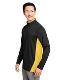 Harriton Flash Snag Protection Plus IL Colorblock Quarter-Zip Pullover M786