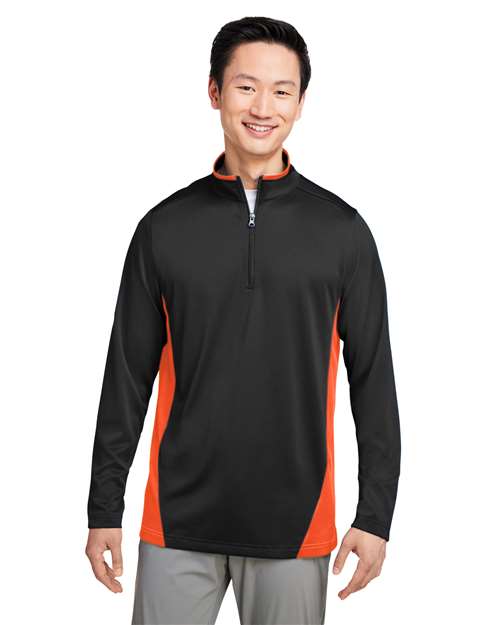 Harriton Flash Snag Protection Plus IL Colorblock Quarter-Zip Pullover M786