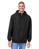 Harriton Flex Twill Hooded Jacket M73