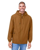 Harriton Flex Twill Hooded Jacket M73