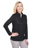 Harriton Women's Advantage Snag Protection Plus Quarter-Zip Pullover M748W