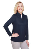 Harriton Women's Advantage Snag Protection Plus Quarter-Zip Pullover M748W