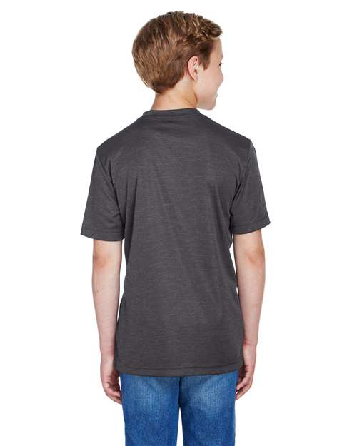 Team 365 Youth Sonic Heather Performance T-Shirt TT11HY