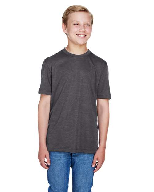 Team 365 Youth Sonic Heather Performance T-Shirt TT11HY