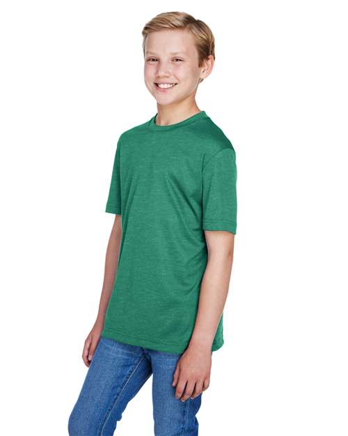 Team 365 Youth Sonic Heather Performance T-Shirt TT11HY