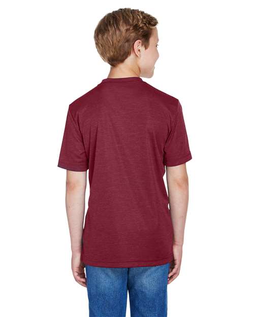 Team 365 Youth Sonic Heather Performance T-Shirt TT11HY