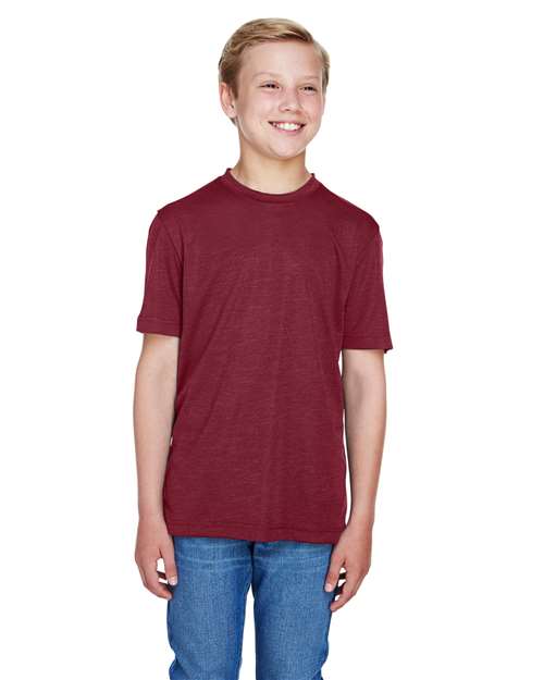 Team 365 Youth Sonic Heather Performance T-Shirt TT11HY