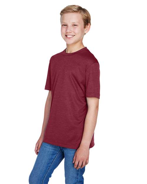 Team 365 Youth Sonic Heather Performance T-Shirt TT11HY