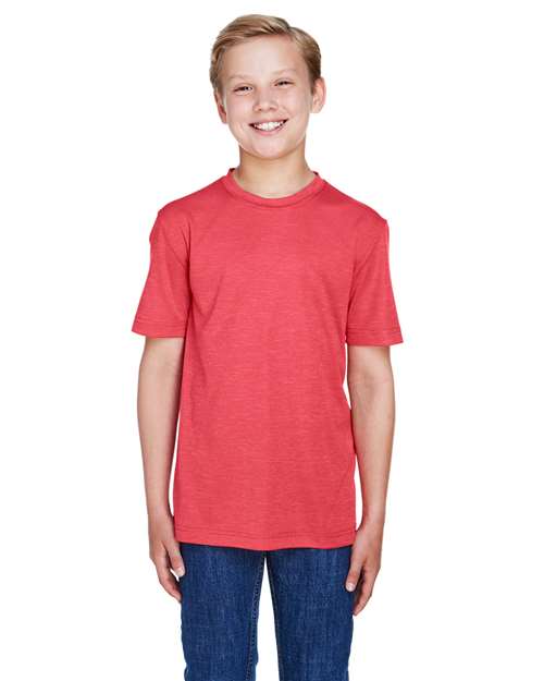 Team 365 Youth Sonic Heather Performance T-Shirt TT11HY