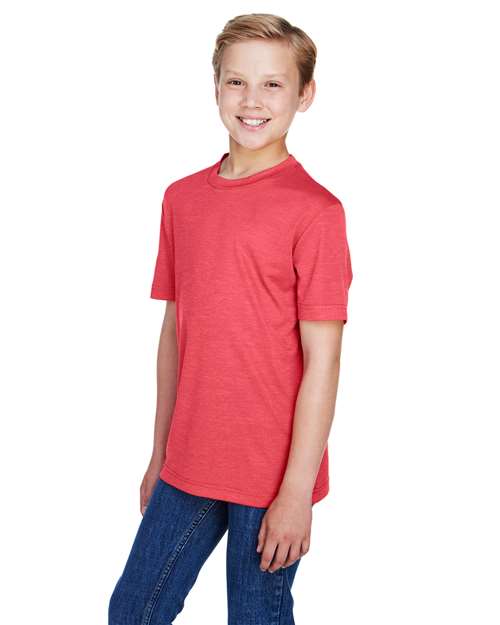 Team 365 Youth Sonic Heather Performance T-Shirt TT11HY