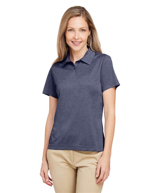 Team 365 Women's Zone Sonic Heather Performance Polo TT51HW