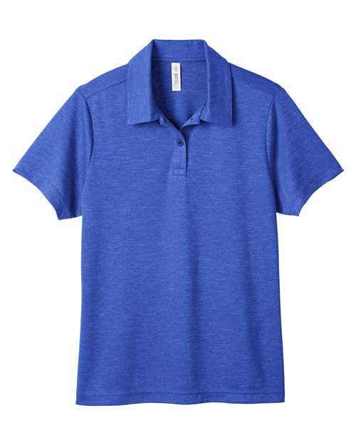 Team 365 Women's Zone Sonic Heather Performance Polo TT51HW