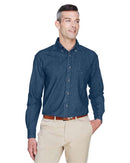 Harriton Long Sleeve Denim Shirt M550