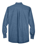 Harriton Long Sleeve Denim Shirt M550