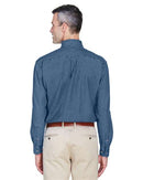 Harriton Long Sleeve Denim Shirt M550
