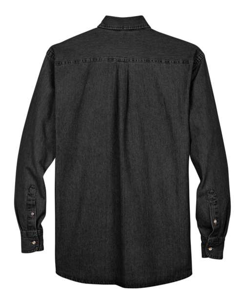 Harriton Long Sleeve Denim Shirt M550