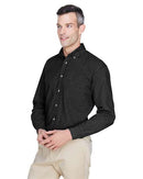 Harriton Long Sleeve Denim Shirt M550