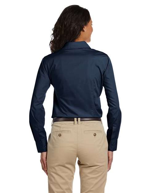 Harriton Women's Essential Poplin M510W