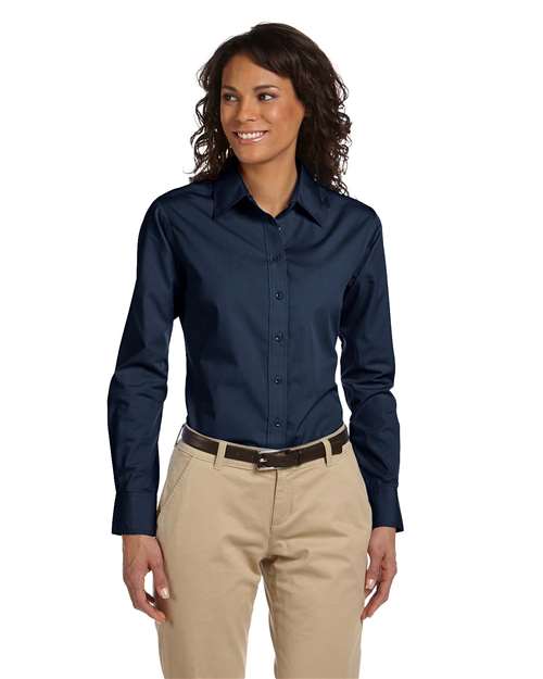 Harriton Women's Essential Poplin M510W