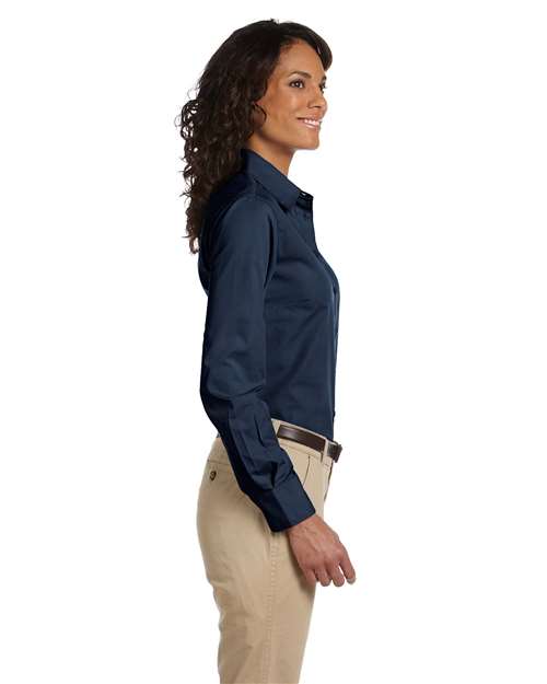 Harriton Women's Essential Poplin M510W