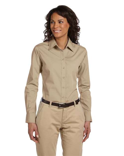 Harriton Women's Essential Poplin M510W