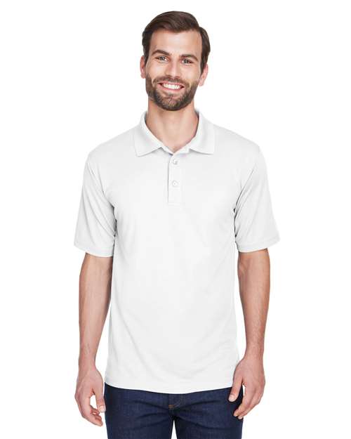 UltraClub Cool & Dry Mesh Piqué Polo 8210 - White