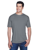 UltraClub Cool & Dry Sport Performance Interlock T-Shirt 8420 - Charcoal